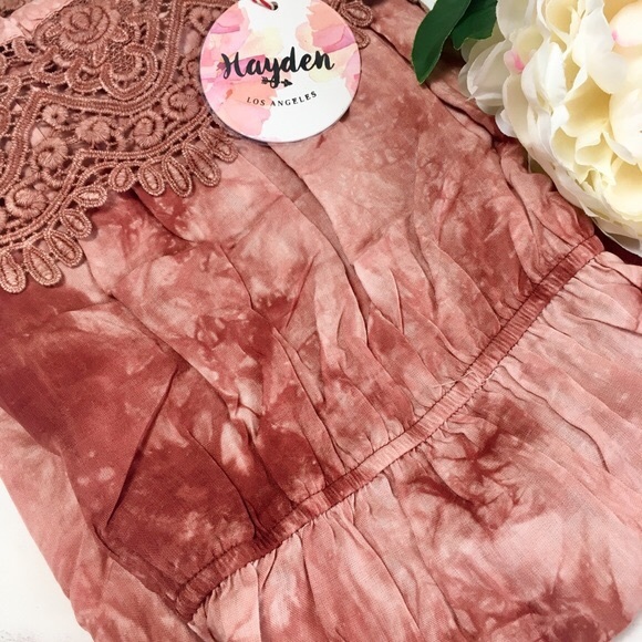 *TAKING DOWN* Hayden Lace Boho Tie Dye Dress - Picture 6 of 10